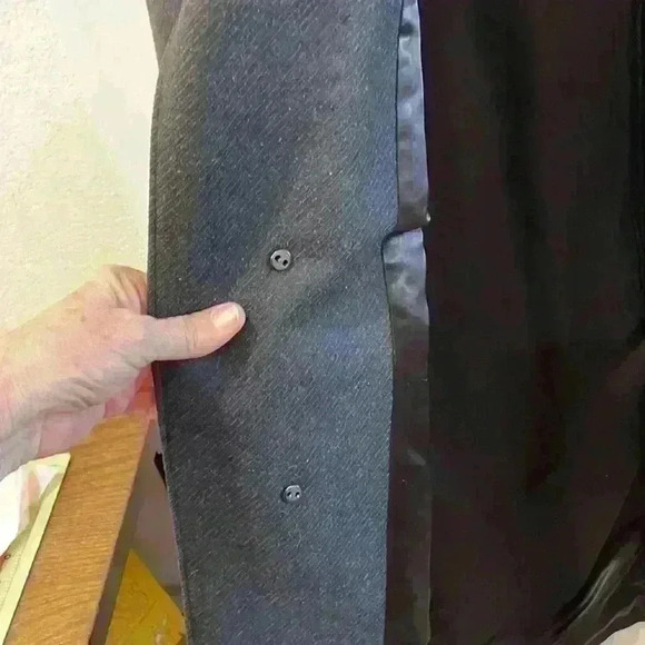 Hughes Hatcher VTG Wool Single Breasted Mens Overcoat , Custom see measurements - Picture 7 of 12